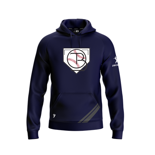 [FOLHSMNV-YXS-LOGO1] Decker Summit Hoodie (Youth XS, Navy, Logo 1)