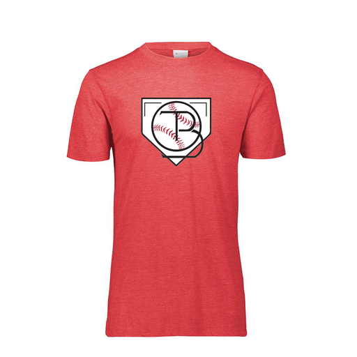 [FTSCUBRD-AS-LOGO1] Decker Men's Tri-Blend T-Shirt - Short Sleeve (Adult S, Red, Logo 1)