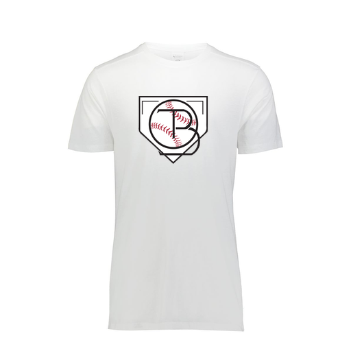 [FTSCUBWH-YS-LOGO1] Decker Youth Tri-Blend T-Shirt - Short Sleeve (Youth S, White, Logo 1)