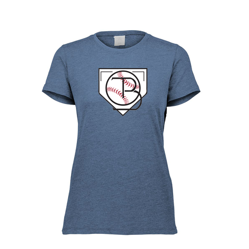 [FTSCUBNV-FAXS-LOGO1] Decker Women's Tri-Blend T-Shirt - Short Sleeve (Female Adult XS, Navy, Logo 1)