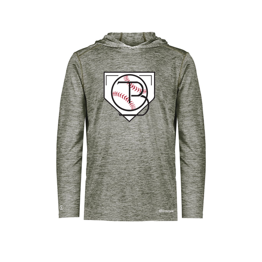 [FOLHCGGY-YS-LOGO1] Decker Youth Charge Hoodie (Youth S, Gray, Logo 1)