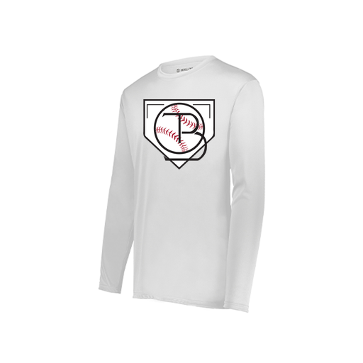 [222822.005.XS-LOGO1] Men's LS Smooth Sport Shirt (Adult XS, White, Logo 1)